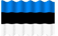 Flags Europe Estonia Waving 