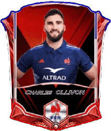 Sport Rugby - Spieler Frankreich Team 2025 Charles OLLIVON 