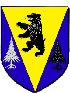 Blasón-Banderas Francia Departamentos - Ciudades 38 VILLARD DE LANS Blasón