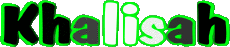 Vorname WEIBLICH - Maghreb Muslim K Khalisah 