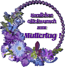 Messages German Herzlichen Glückwunsch zum Muttertag 016 