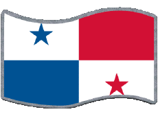Drapeaux Amériques Panama Rectangle 