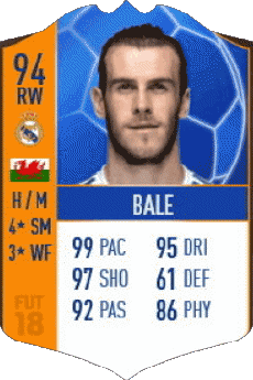 Multimedia Vídeo Juegos F I F A - Jugadores  cartas Gales Gareth Bale 