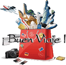 Messages Spanish Buen Viaje Transparent Background 01 