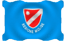 Banderas Europa Italia Molise Ondulación 