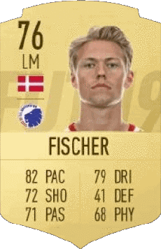 Multimedia Videospiele F I F A - Karten Spieler Dänemark Viktor Fischer 