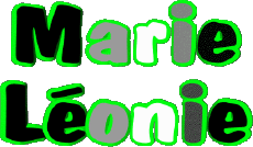 Vorname WEIBLICH - Frankreich M Zusammengesetzter Marie Léonie 