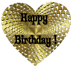 Nachrichten Englisch Happy Birthday Heart 010 