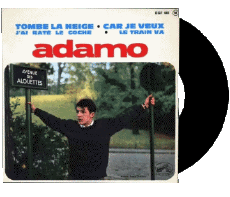 Tombe la neige - car je veux - j ai raté le coche - le train va-Multimedia Musik 60' Frankreich-Zusammenstellung Adamo 