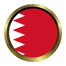 Bandiere Asia Bahrein Rotondo - Anelli 