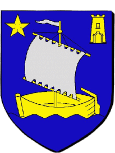 Blasón-Banderas Francia Departamentos - Ciudades 85 CHALLANS 