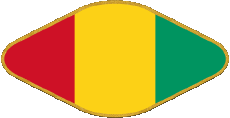 Flags Africa Guinea Oval 02 