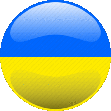 Flags Europe Ukraine Round 