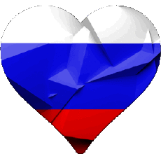 Fahnen Europa Russland Herz 