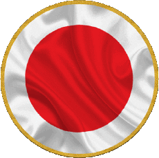 Fahnen Asien Japan Runde 