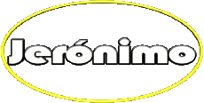 Prénoms MASCULIN - Espagne J Jerónimo 