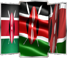 Banderas África Kenia Forma 02 