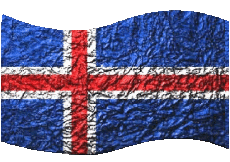 Drapeaux Europe Islande Rectangle 
