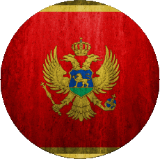 Bandiere Europa Montenegro Tondo 