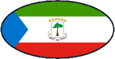 Bandiere Africa Guinea Equatoriale Ovale 01 