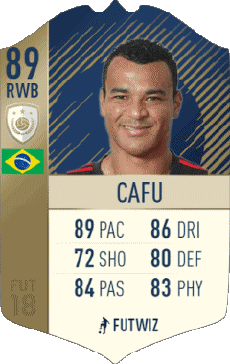 Multi Media Video Games F I F A - Card Players Brazil Marcos Cafú 