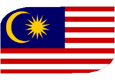 Fahnen Asien Malaysia Rechteck 