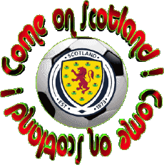 Messagi Inglese Come on Scotland Soccer 