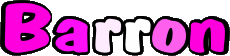Vorname MANN - UK - USA - IRL - AUS - NZ B Barron 