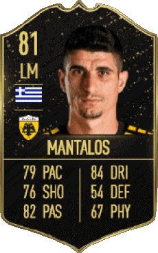 Multi Média Jeux Vidéo F I F A - Joueurs Cartes Grèce Petros Mantalos 