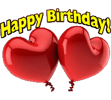 Messagi Inglese Happy Birthday Balloons - Confetti 005 