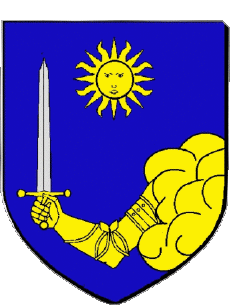 Wappen-Fahnen Frankreich Abteilungen - Städte 50 GRANVILLE Wappen