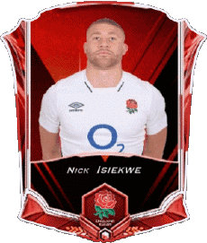 Sports Rugby - Players England Team 2022 Nick Isiekwe 
