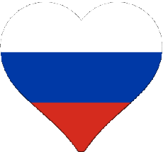 Bandiere Europa Russia Cuore 