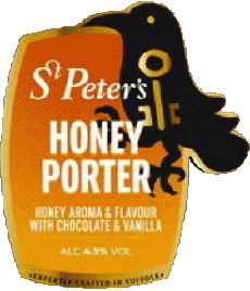 Honey porter-Drinks Beers UK St  Peter's Brewery Honey porter