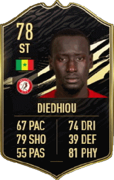 Multimedia Vídeo Juegos F I F A - Jugadores  cartas Senegal Famara Diedhiou 