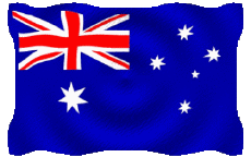 Flags Oceania Australia National Waving 