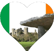 Bandiere Europa Irlanda Cuore 