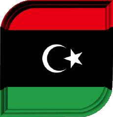 Flags Africa Libya Square 