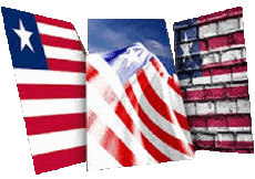 Fahnen Afrika Liberia Form 02 