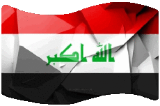 Flags Asia Iraq Rectangle 