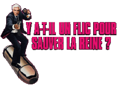 Multi Média Cinéma International Y a t il un flic pour sauver ... La Reine  Logo Français 