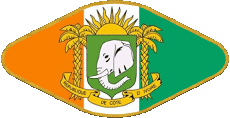 Flags Africa Ivory Coast Oval 02 