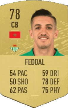 Sportivo F I F A - Giocatori carte Marocco Zouhair Feddal 