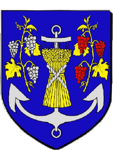 Blasone-Bandiere Francia Dipartimenti - Città 37 SAINT CYR SUR LOIRE 