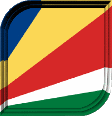Drapeaux Afrique Seychelles Carré 