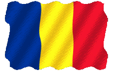 Banderas Europa Rumania Ondulación 