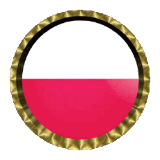 Flags Europe Poland Round - Rings 