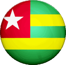 Bandiere Africa Togo Rond 
