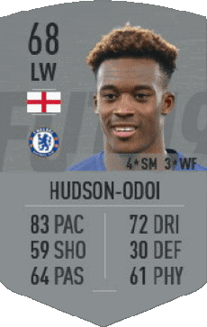 Multimedia Videogiochi F I F A - Giocatori carte Inghilterra Callum Hudson-Odoi 