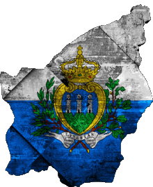 Flags Europe San Marino Map 